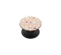 Iced Coffee Bows Casque de Soleil en Forme de cœur pour Adolescent PopSockets PopGrip Adhésif