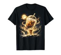 Iced Coffee Howling Moon Joke T-Shirt