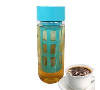 Iced Coffee Maker, Heat Proof Borosilicate Glass for Cold Pitcher, Large Capacity with Lightweight, Brewing Vessel for Brew, Hot, Tea, and Portable Colds Brewer to Outdoor Adventures, 8.6x3 Inches
