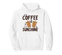 Iced Coffee & Sunshine Every Day All Day Funny Summer Sweat à Capuche