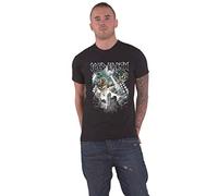 Iced Earth T Shirt Dystopia Band Logo Nouveau Officiel Homme Noir Size M