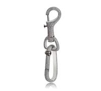 ICEDIAMOND Pendentif décoratif pour sac à dos de voiture 18 carats pour homme - Plaqué or - Oxyde de zirconium, 120MM, Laiton plaqué or Zircone cubique, Zircon cubique