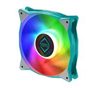 Iceberg Thermal Ventilateur boîtier IceGALE RGB 120 mm PWM Double roulement ARGB Bleu sarcelle