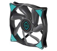 IceGALE Ventilateur à roulement à billes PWM haute performance 140 mm Noir 14 cm Ventilateur d'ordinateur compatible bureau