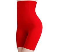 Icegrey Culotte Gainante Femme Ventre Plat Panty Taille Haute pour Forme Butt Lifter Sculptante Bustiers Minceur Lingerie Sculptante Body Shaper Rouge M-L