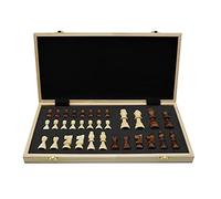 Icegrey Echecs en Bois Pliant Jeux Traditionnels 30x30cm | Rangement Portable Echiquier International pour Enfants et Adultes Voyage en Plein air à l'école