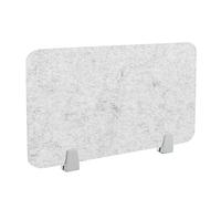 Icegrey Séparateur Mural Acoustique autoportant réduisant Le Bruit Séparateur de Bureau Acoustique à Pince pour réduire Le Bruit et Les Distractions visuelles, Gris Argenté, 100x30cm
