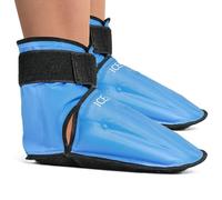 ICEHOF Chaussettes (2 pièces) Tissu doux - Chaussettes de refroidissement avec gel pour thérapie par froid pour les pieds et les orteils en cas de chimiothérapie, rhumatisme, chaussettes de glace