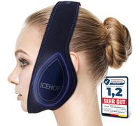 ICEHOF Coussinets de refroidissement dents de sagesse (4x) - Avec tissu doux pour plus de refroidissement après les dents - Pack de refroidissement pour dents de sagesse - Compresse de refroidissement