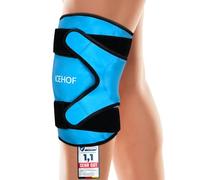 ICEHOF Manchon rafraîchissant pour genoux - Utilisation universelle - Coussin rafraîchissant pour les douleurs au genou - Coussinets de refroidissement - Grande compresse rafraîchissante