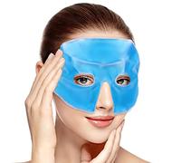 ICEHOF Masque rafraîchissant pour les yeux - Matériau extérieur agréable - Avec sac de rangement - Avec gel de qualité supérieure pour un refroidissement optimal - Migraine