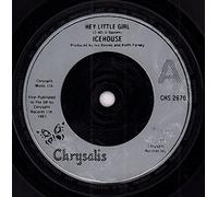 Icehouse - Icehouse Hey Little Girl 7" Chrysalis CHS2670 EX/EX 1982 picture sleeve, clear vinyl, signed on blank side one label