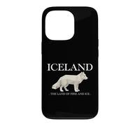 Iceland Arctic Fox Vintage Icelandic Souvenir Coque pour iPhone 13 Pro