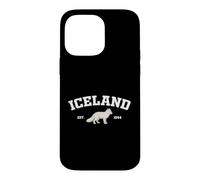 Iceland Arctic Fox Vintage Icelandic Souvenir Coque pour iPhone 14 Pro Max