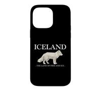 Iceland Arctic Fox Vintage Icelandic Souvenir Coque pour iPhone 14 Pro Max