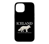 Iceland Arctic Fox Vintage Icelandic Souvenir Coque pour iPhone 15