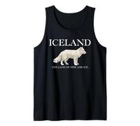 Iceland Arctic Fox Vintage Icelandic Souvenir Débardeur
