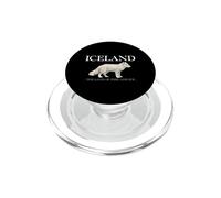 Iceland Arctic Fox Vintage Icelandic Souvenir PopSockets PopGrip pour MagSafe