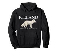 Iceland Arctic Fox Vintage Icelandic Souvenir Sweat à Capuche