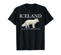 Iceland Arctic Fox Vintage Icelandic Souvenir T-Shirt