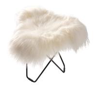 Iceland Flying Goose Tabouret en peau de mouton Cuero - 7340172614586