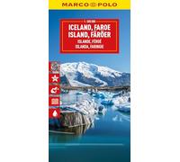 Iceland Marco Polo Map: Including Faroe Islands