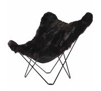 Iceland Mariposa Butterfly Chair Chaise Peau de mouton Cuero - 7340172611165