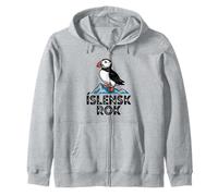 Iceland Pride Íslensk Rok Macareux islandais Sweat à Capuche