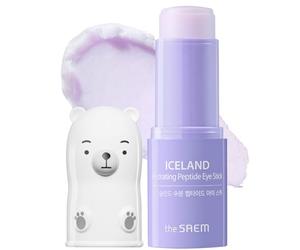 Iceland Stick hydratant aux peptides pour les yeux 6,80 g Baume hydratant pour les yeux, donne de l'élasticité, de la fraîcheur et de l'humidité pour la peau tombante, baume pour traiter la zone
