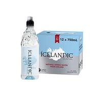Icelandic Glacial Eau Premium Plate 750ml Bouteilles en PET Recyclé x 12 Par Pack - Alcaline/Bas pH, Sans BPA, Neutre en Carbone de la Source Islandaise. Faible Teneur en TDS et Minéraux.