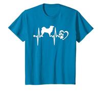 Icelandic Sheepdog Dog Heartbeat Paw Love Funny Puppy Lovers T-Shirt
