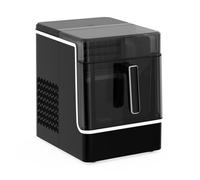 Klarstein Machine à Glaçons - Acier Inoxydable, 23 kg/24 h, 32 Glaçons/Cycle, Nettoyage Auto, Panneau de Commande, Alerte Niveau d'Eau, Design Moderne, Noire