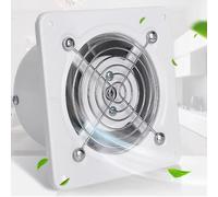 ICEMOB Extracteur d'air 120Mm,Extracteur d'air Salle De Bain 450M³/Heure,Extracteur Air Chaud avec Clapet Anti-Retour,pour Bureau,Garage,Cuisine Ventilateur Mural,Grille Métallique