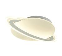 ICEMOB Plafonnier ultra-mince en forme de planète, encastré, blanc, lampes à économie d'énergie réglables 3000K-6000K, décoration de la maison, Design créatif, luminaires de chambre à coucher