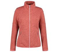 ICEPEAK Anahola Veste en polaire pour femme sans capuche, couleur : rouge, taille : L