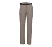 Icepeak Blocton Pantalon d'extérieur pour femme avec ceinture amovible, élastique, imperméable et fonctionnel pour la randonnée, le trekking et la vie quotidienne., granite, 38