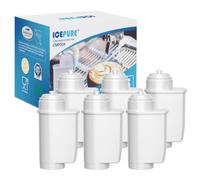 ICEPURE Filtre à Cafe, Compatible Avec Siemens EQ Series EQ3/5/6/7/8/9, EQ500, S700, Brita Intenza 575491, Bosch TCZ7003, TCZ7033, Filtre à Eau Pour Machine à Café 6 pièces