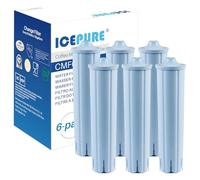 ICEPURE Filtre à eau pour machine à café, Compatible avec Jura Blue/IMPRESSA/ENA/GIGA Séries, Cartouche filtrante Incompatible Jura Smart+, 6 pièces