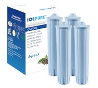 ICEPURE Filtre à eau pour machine à café, Compatible avec Jura Blue/IMPRESSA/ENA/GIGA Séries, Cartouche filtrante Incompatible Jura Smart+, 4 pièces