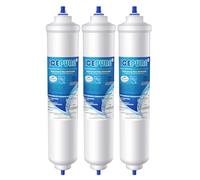 ICEPURE Filtre à eau pour réfrigérateur Compatible Avec Samsung DA29-10105J, DA29-10105J HAFEX/EXP, DA99-02131B, WSF-100, EF9603, HAIER LG Réfrigérateur en ligne, 3 pièces.