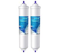 ICEPURE Filtre à eau pour réfrigérateur de remplacement pour Samsung DA29-10105J, DA29-10105J HAFEX/EXP, DA99-02131B, WSF-100, EF9603, LG Réfrigérateur en ligne, 2 pièces.