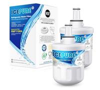 ICEPURE Filtre Frigo Compatible Avec Samsung DA29-00003B, Aqua Pure Plus | Compatible DA29-00003F, DA29-00003G, Aqua Pure Plus Hafin, DA29-00003B, DA29-00003A, DA97-06317A, RFC1100A, 2 pièces RWF1100A