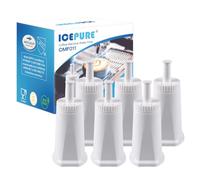 ICEPURE Filtres à Eau pour Machine à Café, Compatible Avec Sage Barista Express Pro Touch, SES008, SES810, SES880, SES920, SES980, SES990, SES875, Oracle Touch, Double Chaudière Bambino Plus 6 Pièces