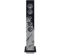 Ices IBT-6 NY Liberty - Tour de son Bluetooth® avec radio FM, lecteur USB et SD - Noir Gris Noir,Gris G