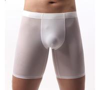 IceSilk Boxer fin et respirant en forme de U pour homme Blanc Taille XL