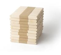 IceStick 800 Pièces Bâtonnets de Glace Lot de Spatules en Naturel Bois de hêtre 93 mm x 10 mm x 2 mm DIY Batonnets de Glace Idéal pour le Bricolage et la Décoration