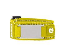 ICEstripe Sport Alerte Médicale SOS Bracelet Personnalisé ID, Bracelet d'identification pour Femme Hommes Enfants, Gratuit Laser Gravé Personnalisé Étiquette (15, Jaune)