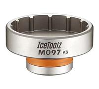 IceToolz monte boitier pour pédalier Race Face Cinch, Rotor/Enduro Mixte Adulte, Gris