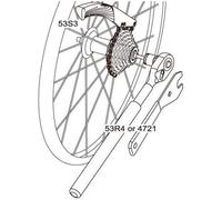 IceToolz Clé démonte-cassette Shimano 09C3