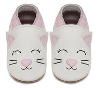 IceUnicorn Chausson Bebe Chausson Cuir Souple Bebe Garçon Fille Premiers Pas Chaussons Bébé(Licorne Blanche, 18-24 mois)